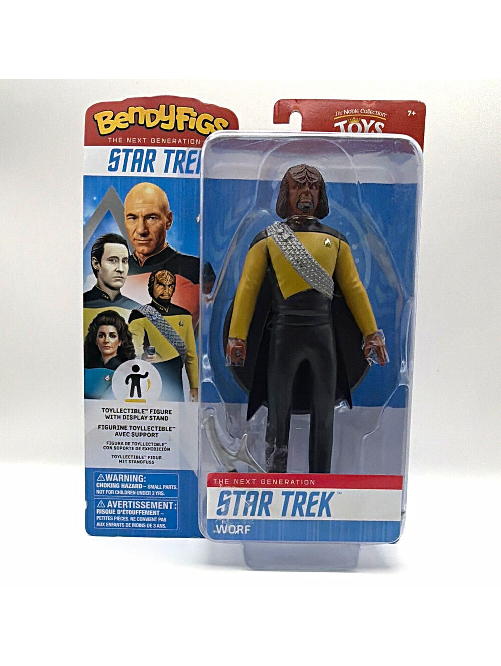 The Noble Collection BendyFigs Star Trek The Next Generation Worf Figure
